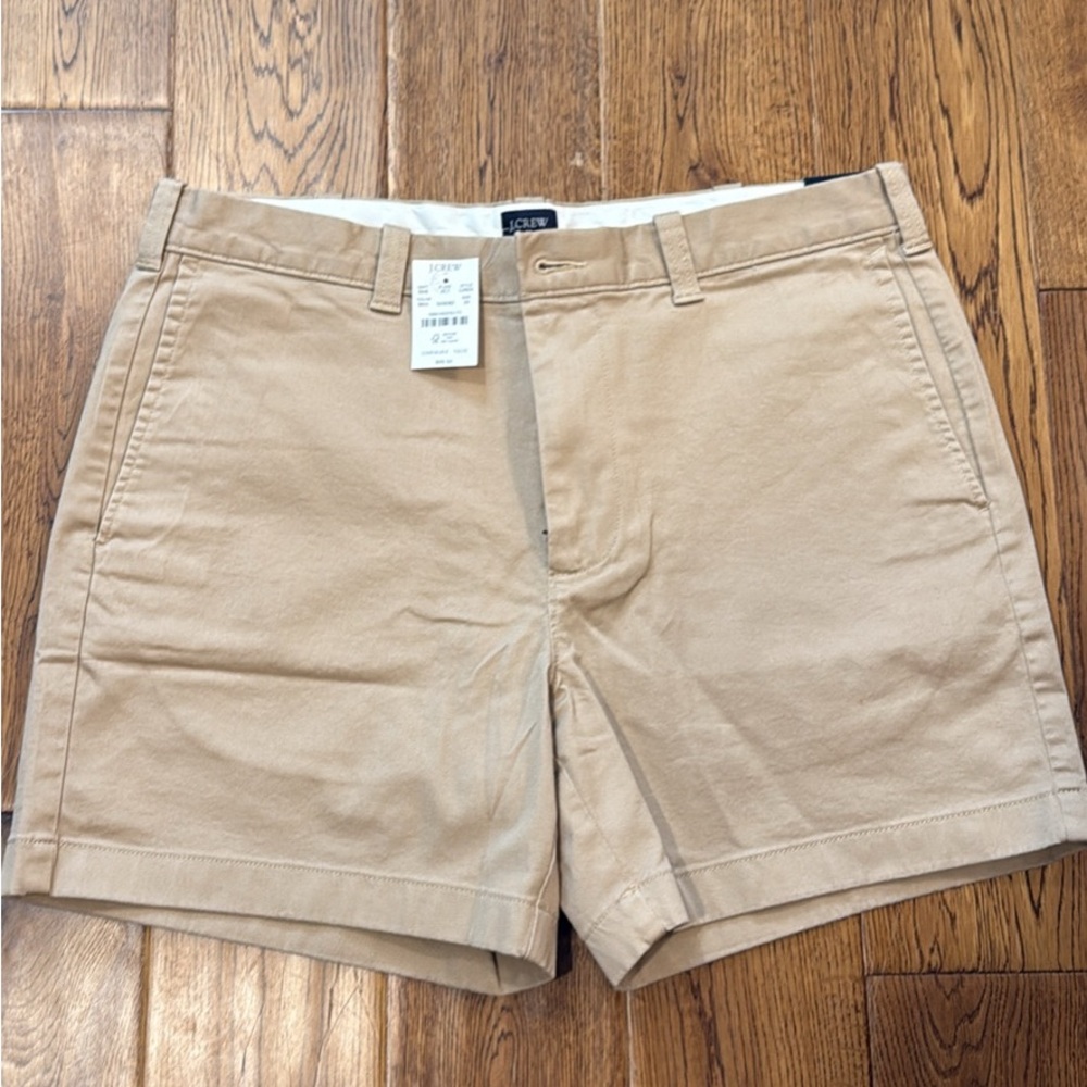 J. Crew Khaki Flat Front Men's Shorts
